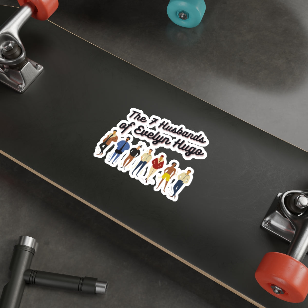 Evelyn Hugo Die-Cut Sticker — Retro Book Quote Sticker