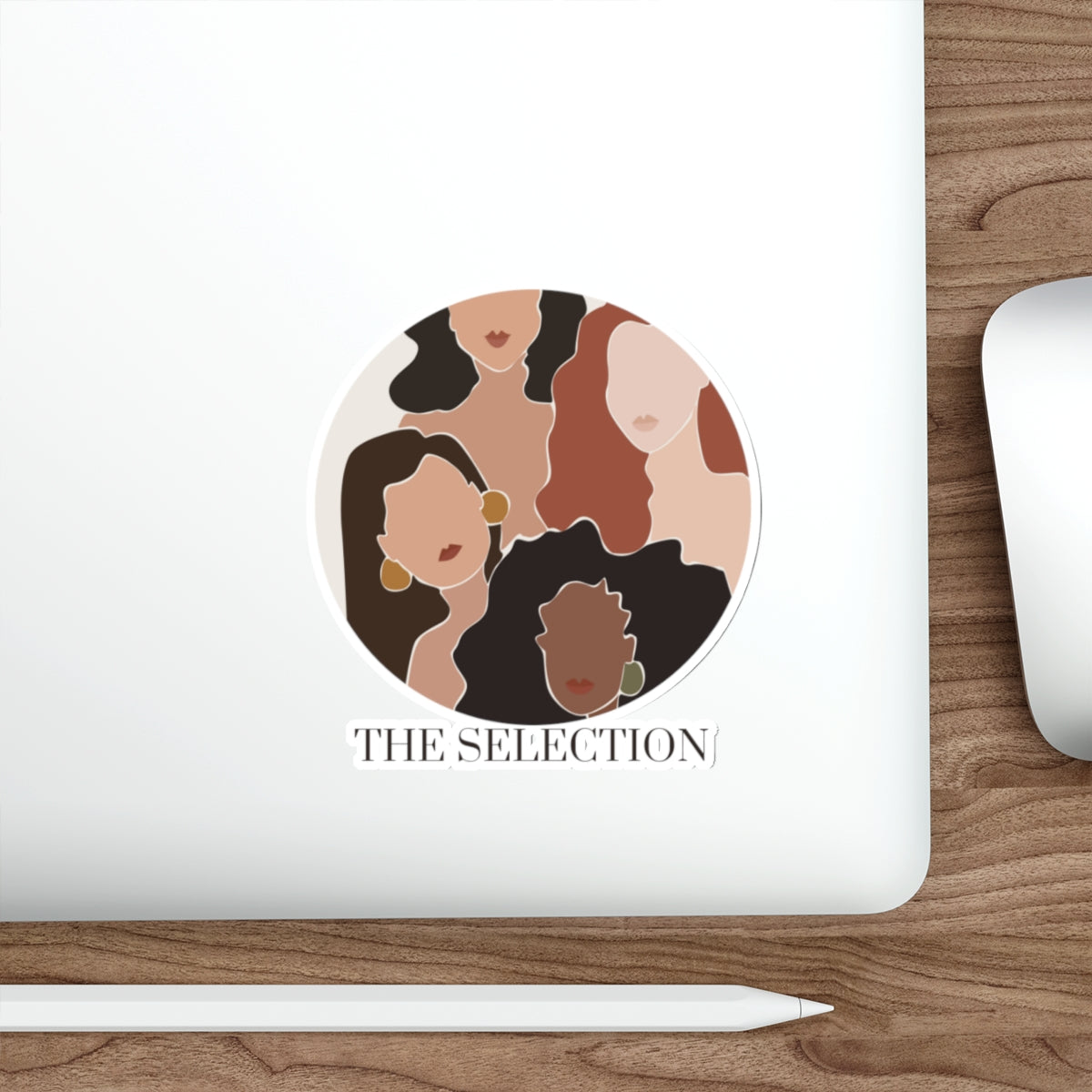 Die-Cut Sticker — 'The Selection' Multicultural Women Illustration Vinyl Sticker