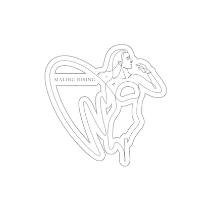 Malibu Rising Die-Cut Sticker — Surf Goddess Beach Decal