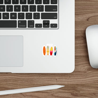 Surfboard Die-Cut Sticker Pack — Malibu Rising Surf Designs