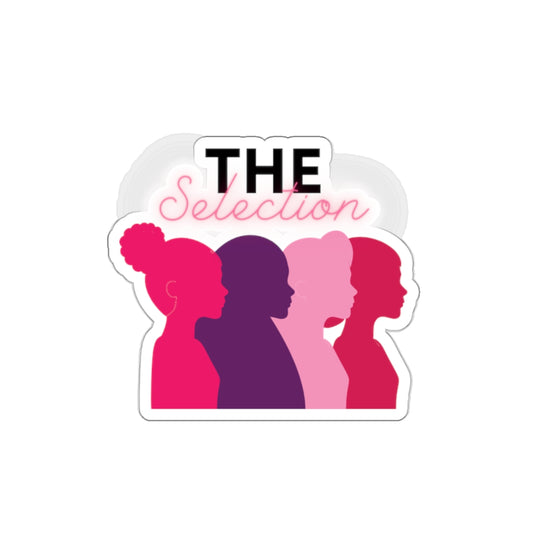 The Selection Feminist Die-Cut Sticker – Pink Women Silhouettes