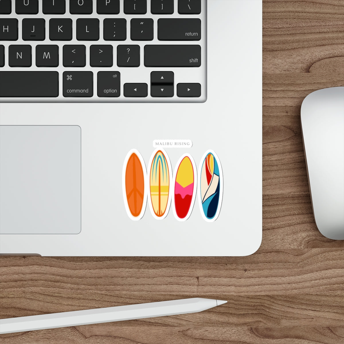 Surfboard Die-Cut Sticker Pack — Malibu Rising Surf Designs