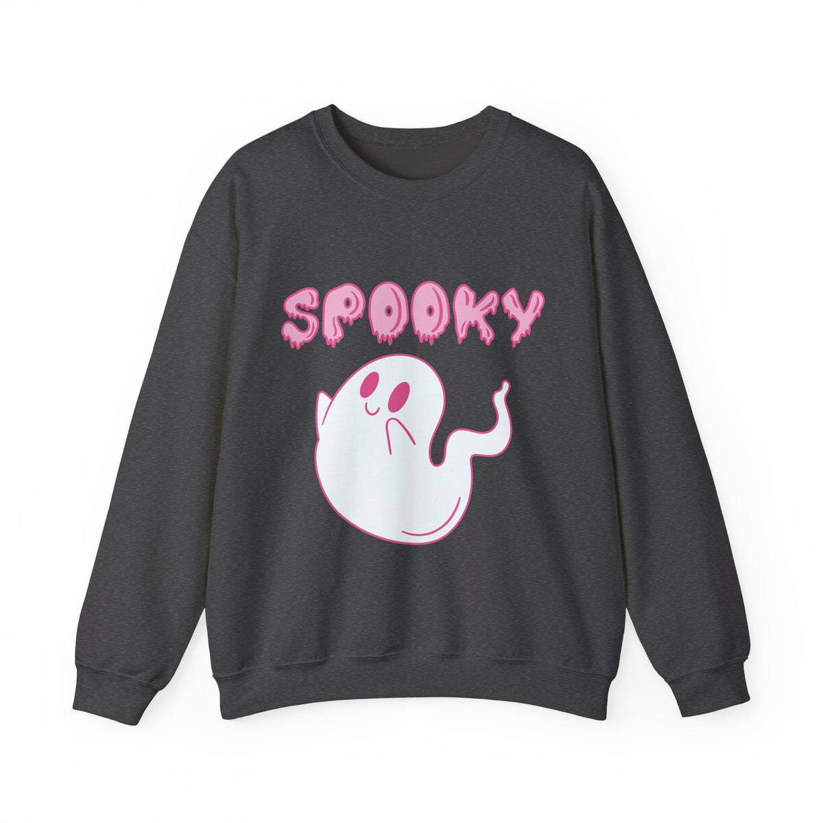 Pink Cute Ghost Spooky sweatshirt | Halloween ghost crewneck