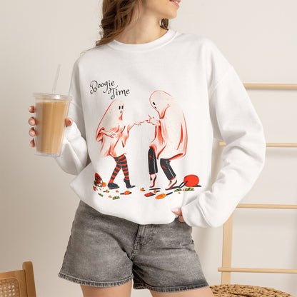 Boogie Time ghost dancers Sweatshirt | Halloween spooky illustration