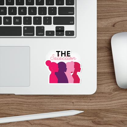 The Selection Feminist Die-Cut Sticker – Pink Women Silhouettes