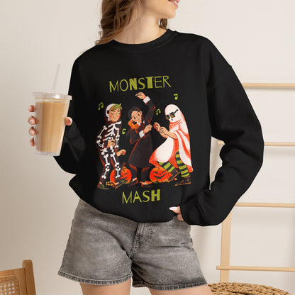 Monster Mash Sweatshirt | Vintage Halloween Costume Kids Dance Design