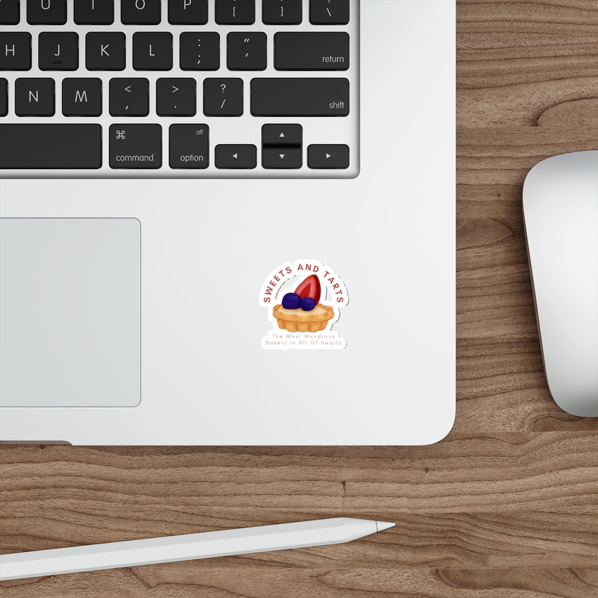 Sticker — "Sweets and Tarts" Bakery Die-Cut Sticker (The Most Wondrous Bakery In All Of Hearts)