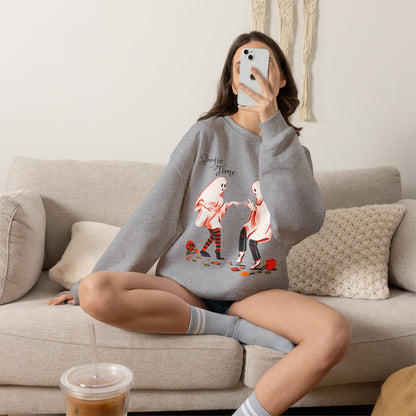 Boogie Time ghost dancers Sweatshirt | Halloween spooky illustration