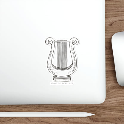 Lyre Die-Cut Sticker — 'Song of Achilles' Bookish Sticker