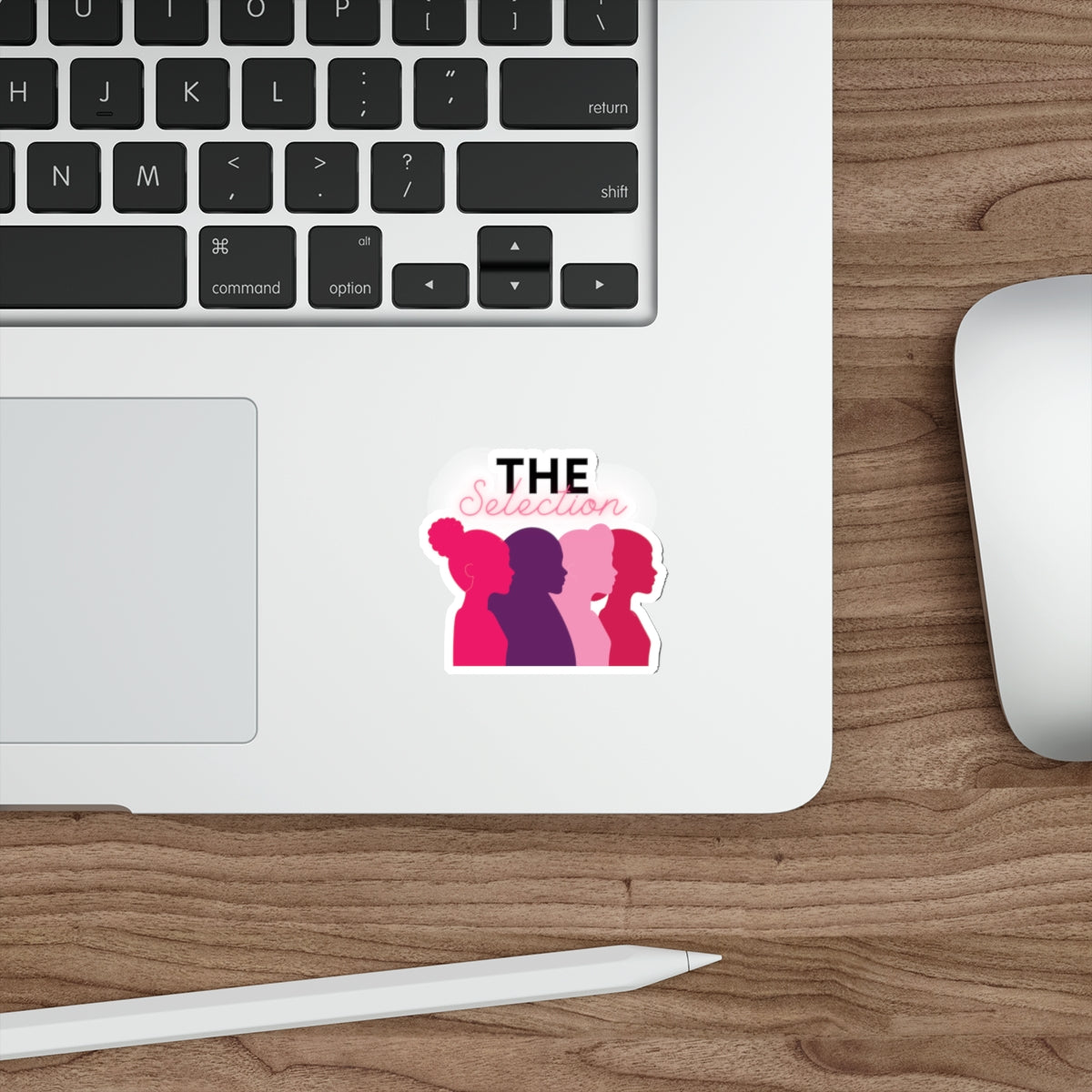 The Selection Feminist Die-Cut Sticker – Pink Women Silhouettes