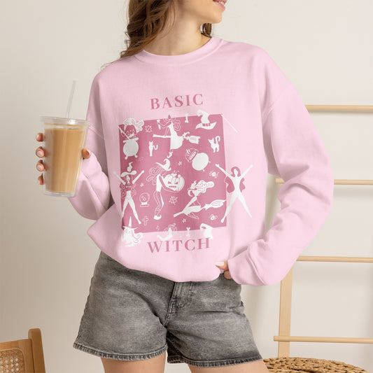 Ballet Silhouette Collage Sweatshirt | Dance Motif Crewneck