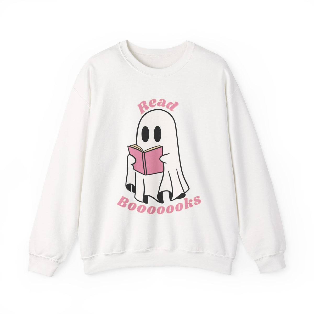 Read Booooks ghost reading sweatshirt | Halloween book lover top