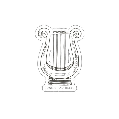 Lyre Die-Cut Sticker — 'Song of Achilles' Bookish Sticker