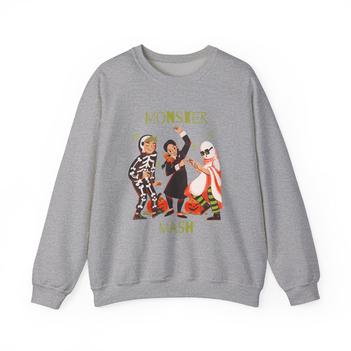Monster Mash Sweatshirt | Vintage Halloween Costume Kids Dance Design