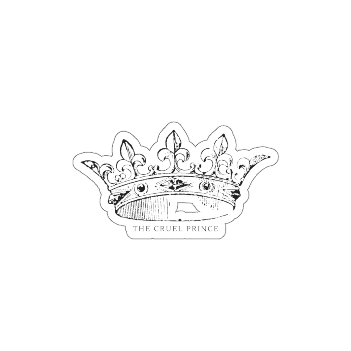 Cruel Prince Die-Cut Sticker — Fantasy Bookish Character Decal