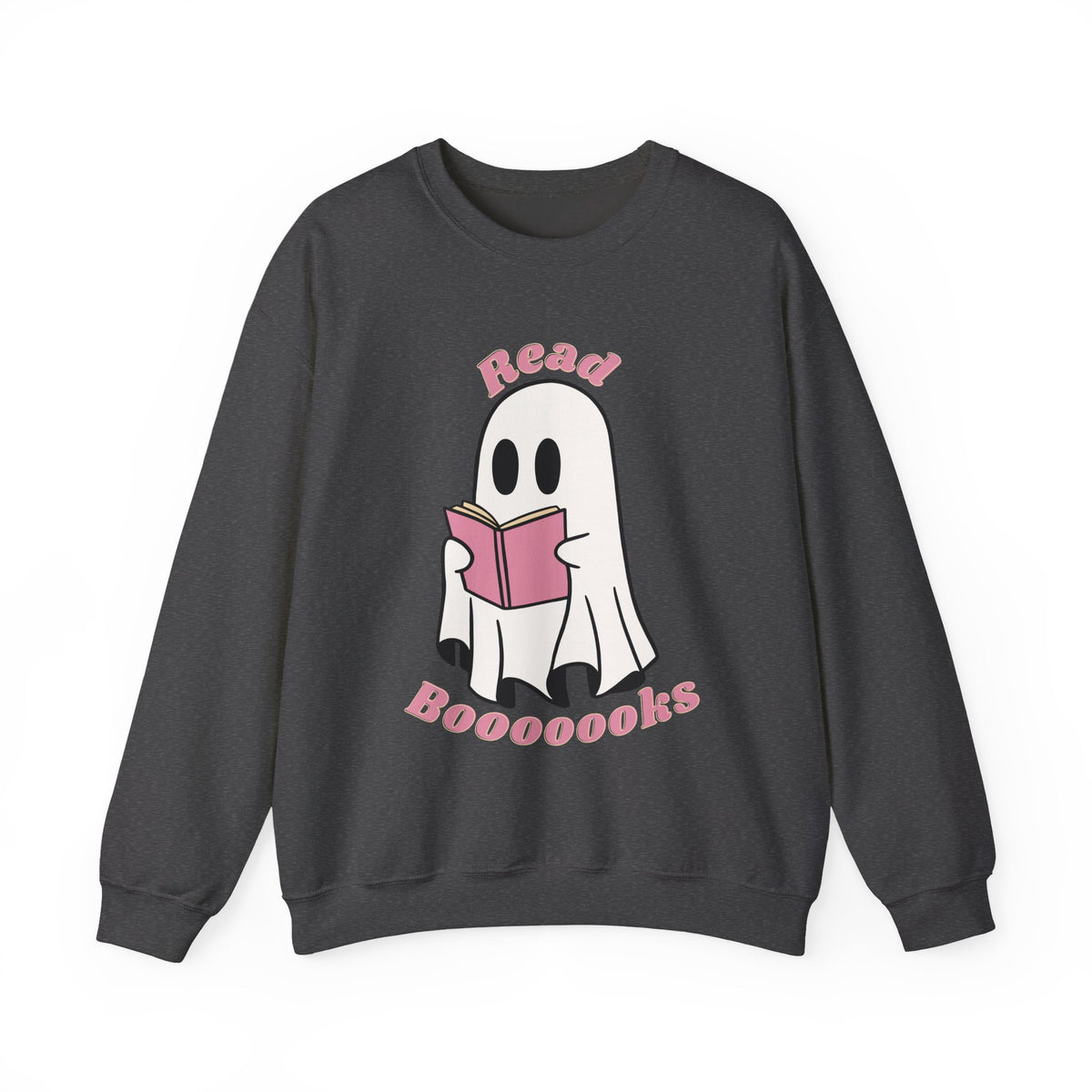 Read Booooks ghost reading sweatshirt | Halloween book lover top