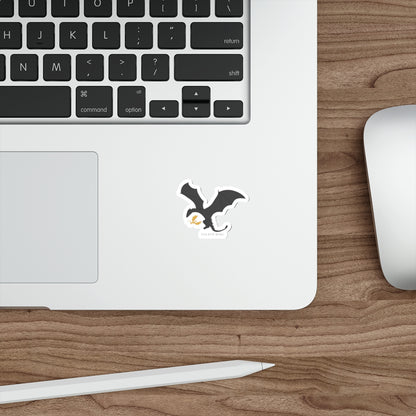 Fourth Wing Dragon Bat Die-Cut Sticker — Fantasy Book Fandom Laptop Decal