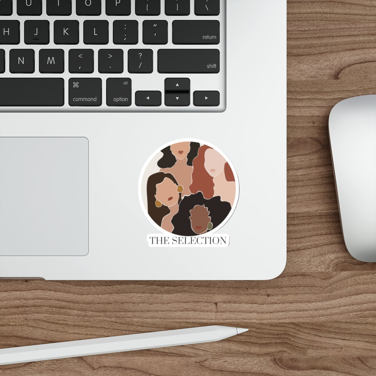 Die-Cut Sticker — 'The Selection' Multicultural Women Illustration Vinyl Sticker
