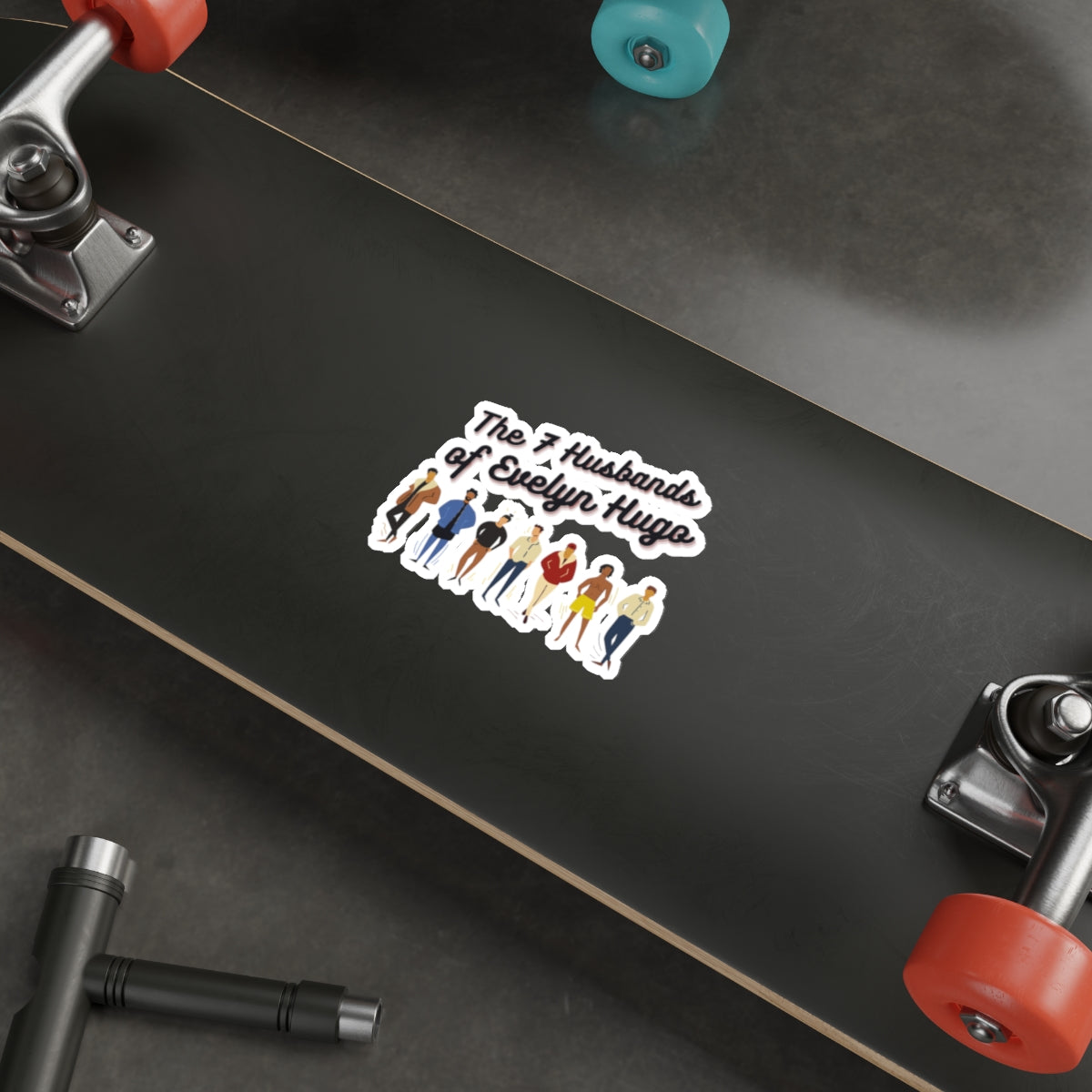 Evelyn Hugo Die-Cut Sticker — Retro Book Quote Sticker