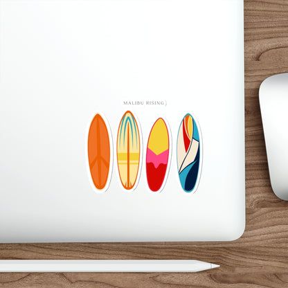 Surfboard Die-Cut Sticker Pack — Malibu Rising Surf Designs