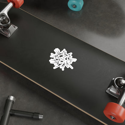 "Girl in Pieces" Shattered Glass Design (Indie, Emo Laptop Decal)