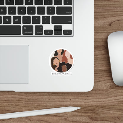 Die-Cut Sticker — 'The Selection' Multicultural Women Illustration Vinyl Sticker