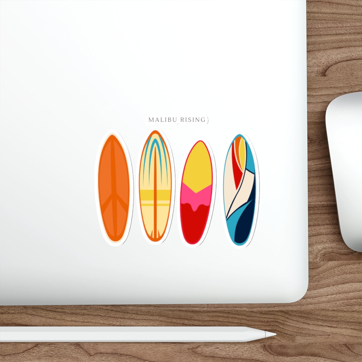 Surfboard Die-Cut Sticker Pack — Malibu Rising Surf Designs