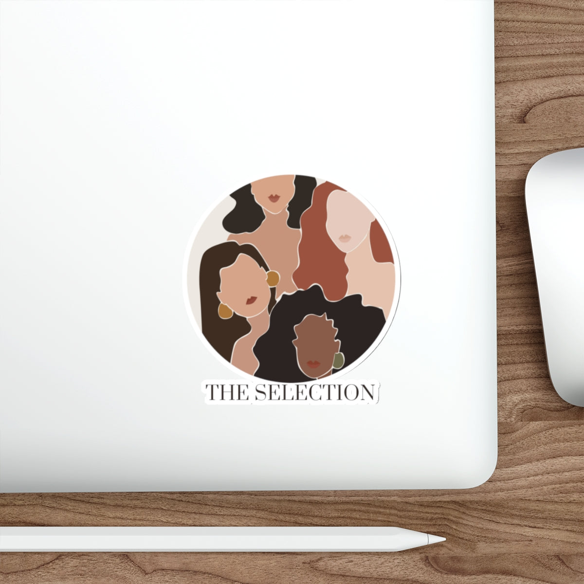 Die-Cut Sticker — 'The Selection' Multicultural Women Illustration Vinyl Sticker