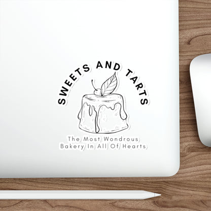 Sticker — 'Sweets and Tarts: The Most Wondrous Bakery in All of Hearts' Die-Cut