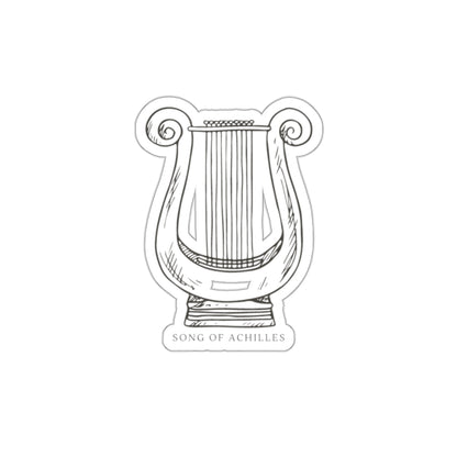 Lyre Die-Cut Sticker — 'Song of Achilles' Bookish Sticker