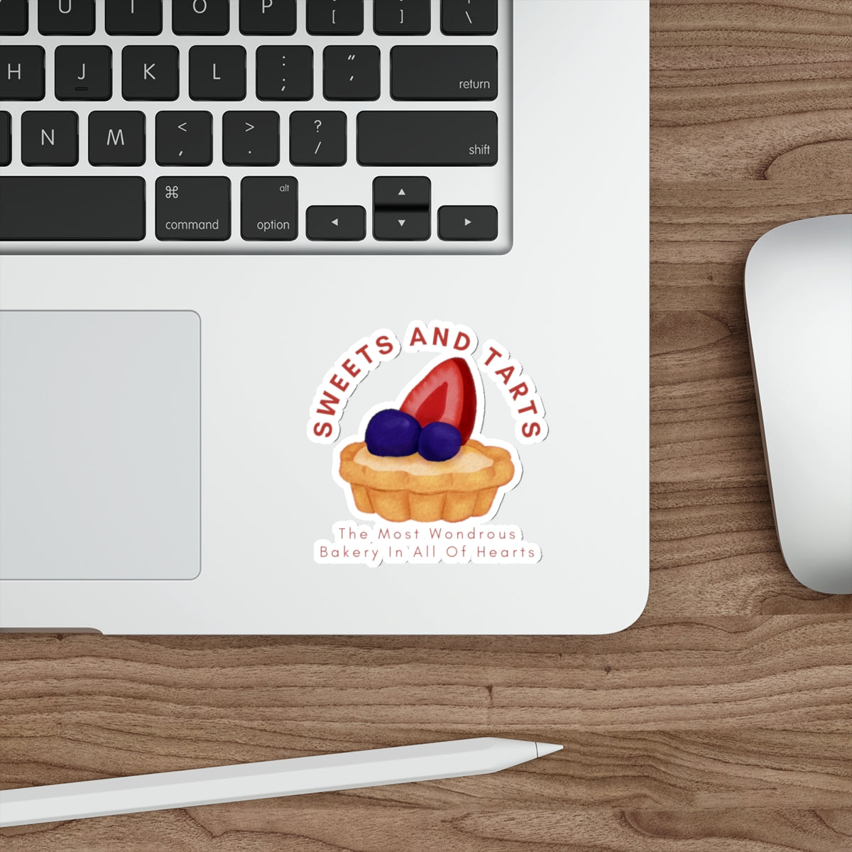 Sticker — "Sweets and Tarts" Bakery Die-Cut Sticker (The Most Wondrous Bakery In All Of Hearts)