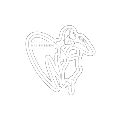Malibu Rising Die-Cut Sticker — Surf Goddess Beach Decal