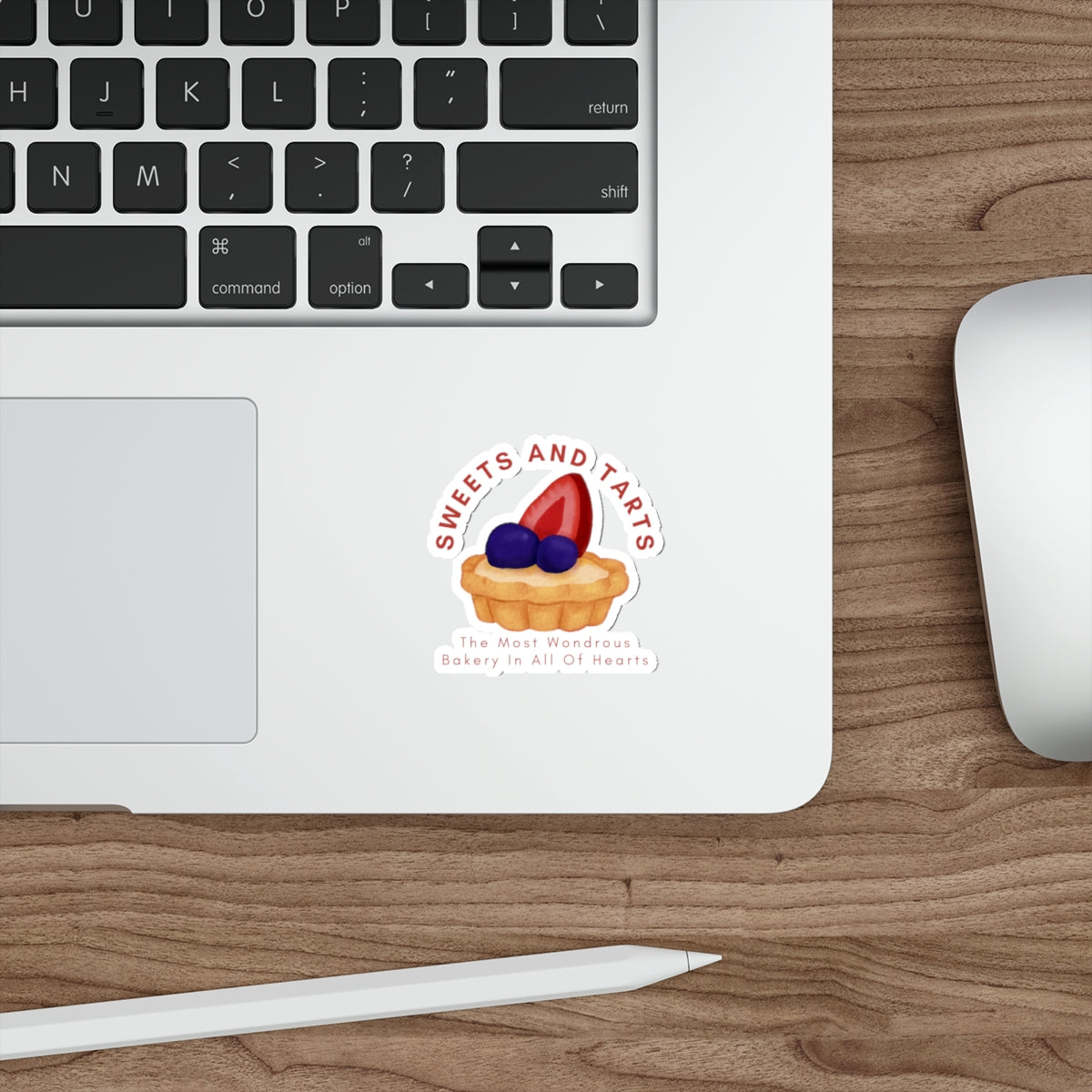Sticker — "Sweets and Tarts" Bakery Die-Cut Sticker (The Most Wondrous Bakery In All Of Hearts)