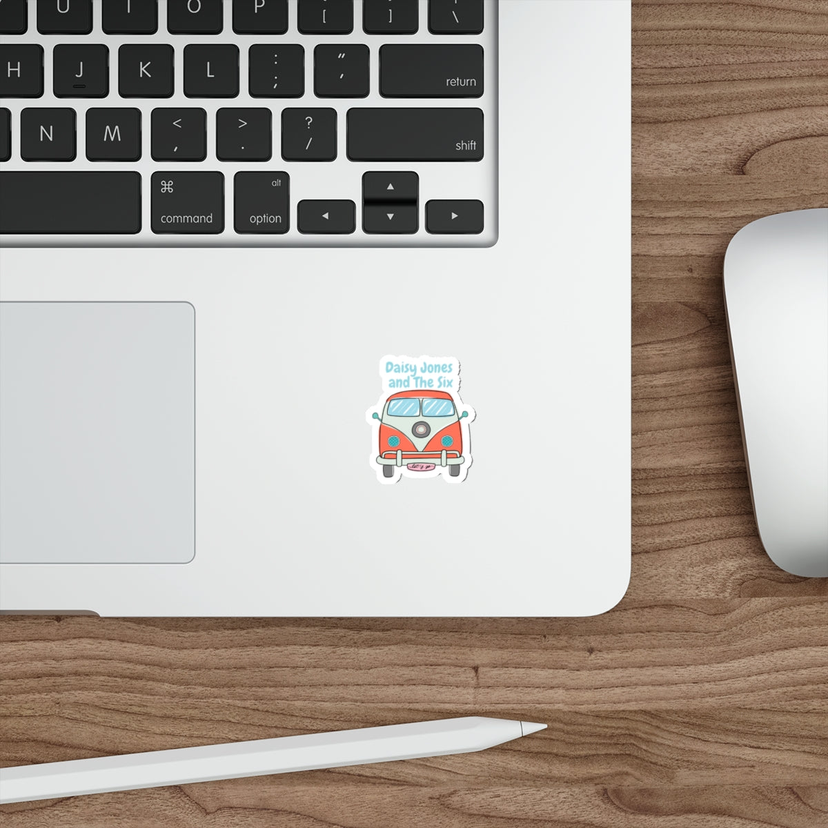 Daisy Jones and The Six Retro Van Die-Cut Sticker — Vintage Band Tour Sticker