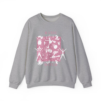 Ballet Silhouette Collage Sweatshirt | Dance Motif Crewneck