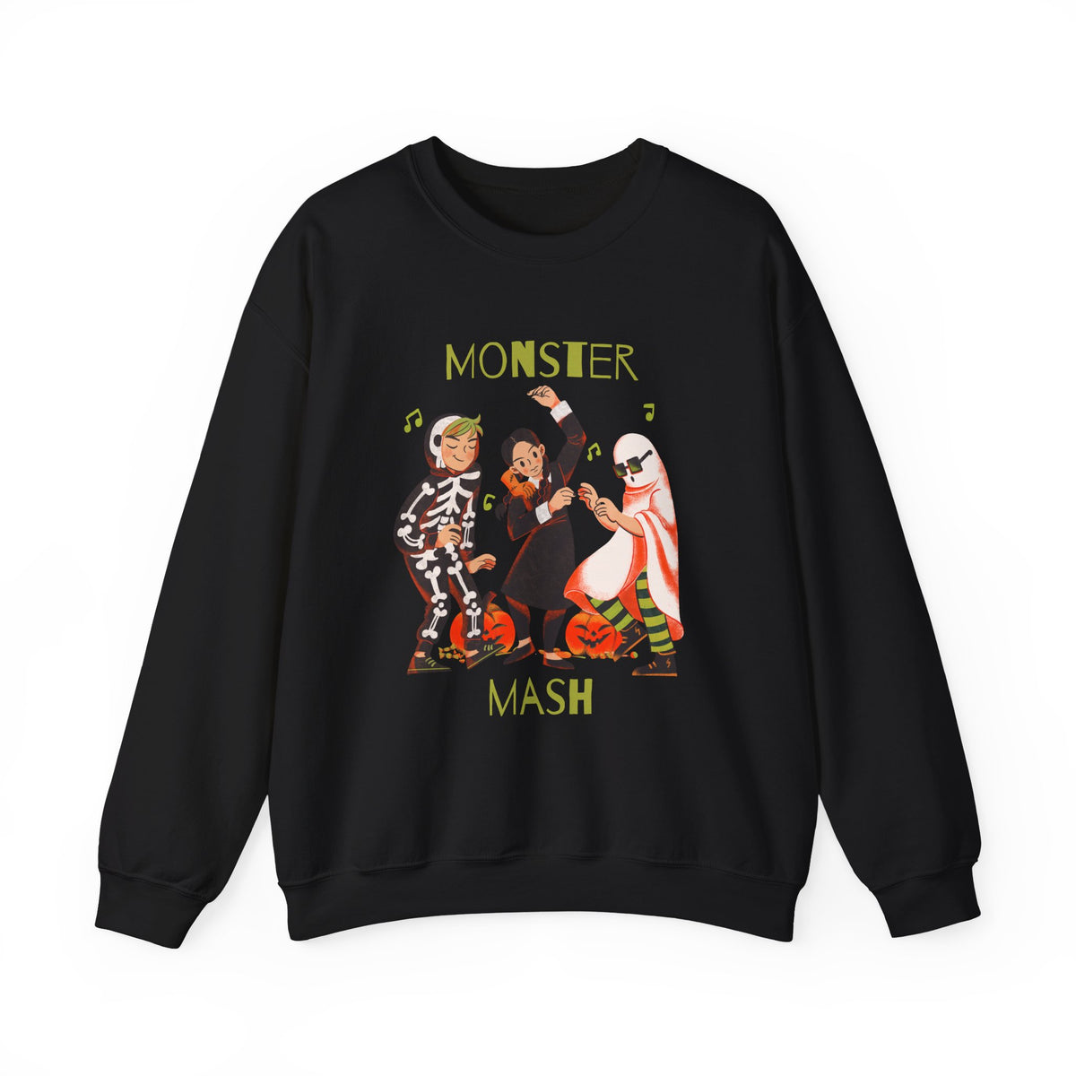 Monster Mash Sweatshirt | Vintage Halloween Costume Kids Dance Design
