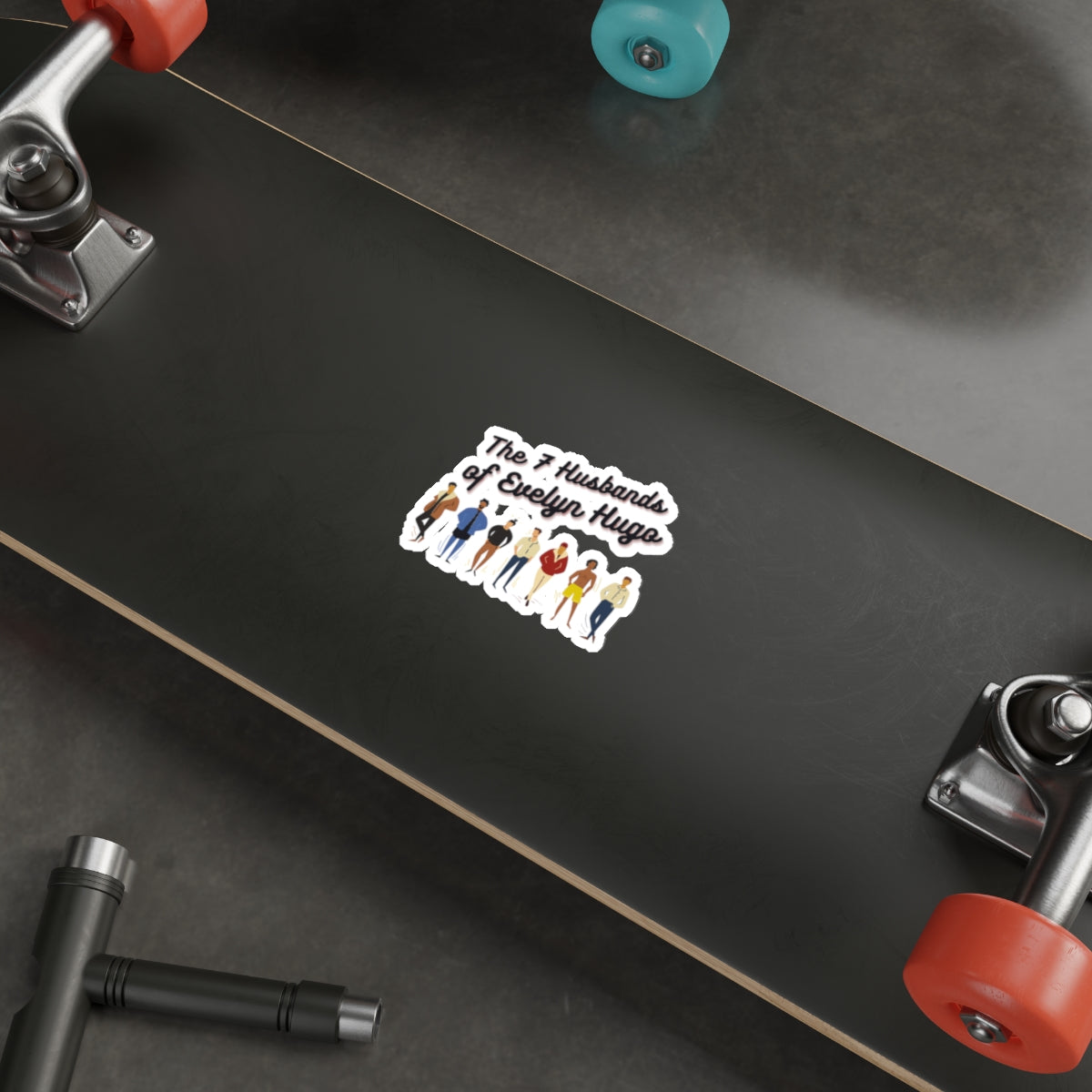 Evelyn Hugo Die-Cut Sticker — Retro Book Quote Sticker