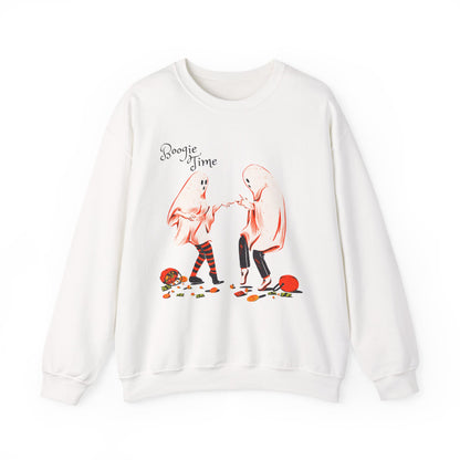 Boogie Time ghost dancers Sweatshirt | Halloween spooky illustration