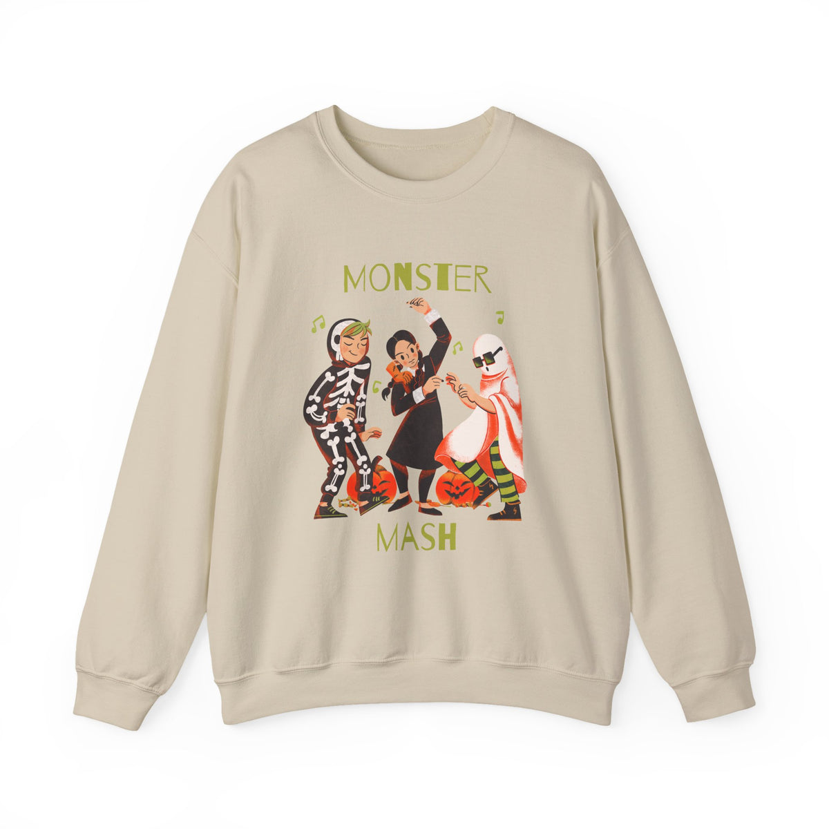 Monster Mash Sweatshirt | Vintage Halloween Costume Kids Dance Design