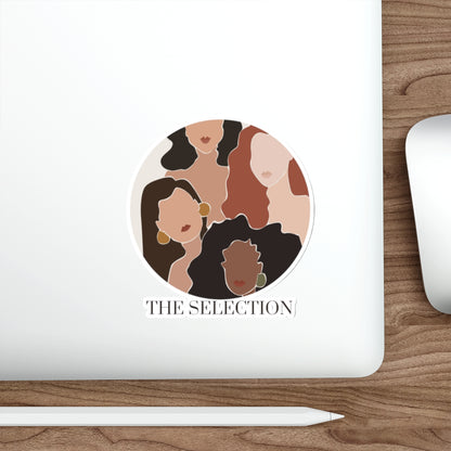Die-Cut Sticker — 'The Selection' Multicultural Women Illustration Vinyl Sticker
