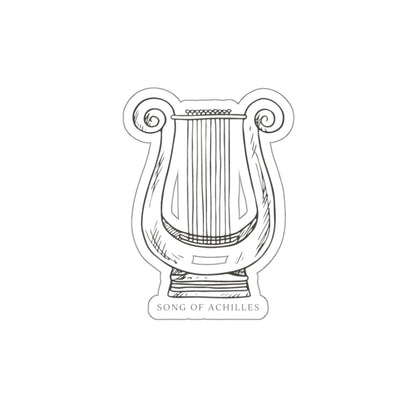 Lyre Die-Cut Sticker — 'Song of Achilles' Bookish Sticker