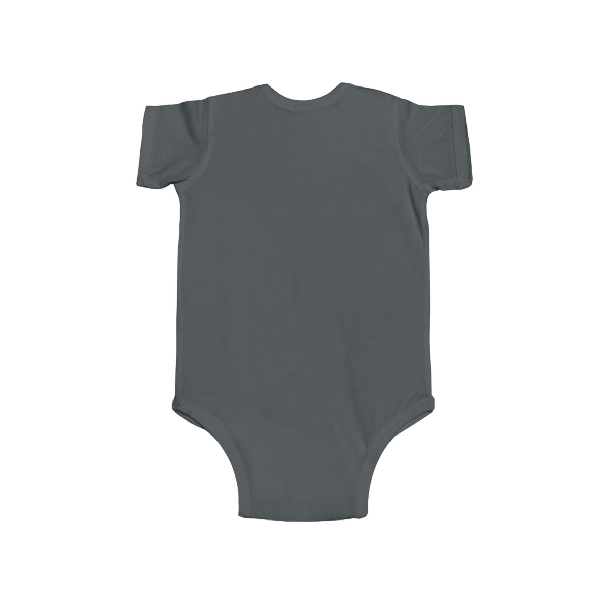 Baby Bodysuit - "Big Dreams Tiny Feet" Cute Infant One-Piece (Grey)