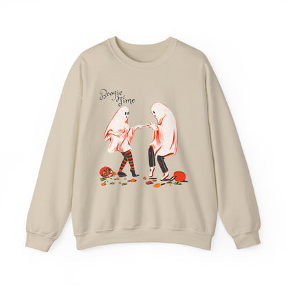 Boogie Time ghost dancers Sweatshirt | Halloween spooky illustration