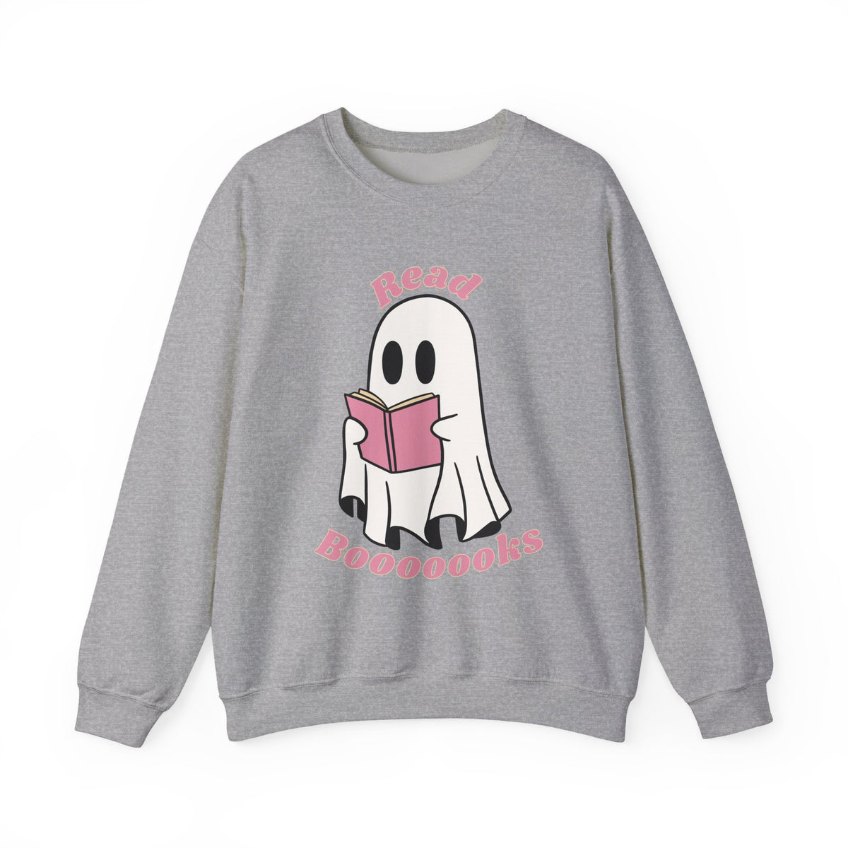Read Booooks ghost reading sweatshirt | Halloween book lover top