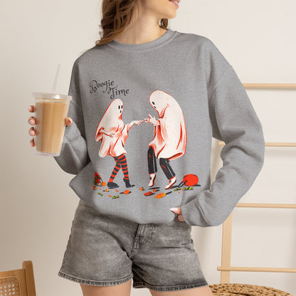 Boogie Time ghost dancers Sweatshirt | Halloween spooky illustration