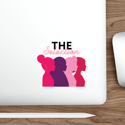 The Selection Feminist Die-Cut Sticker – Pink Women Silhouettes