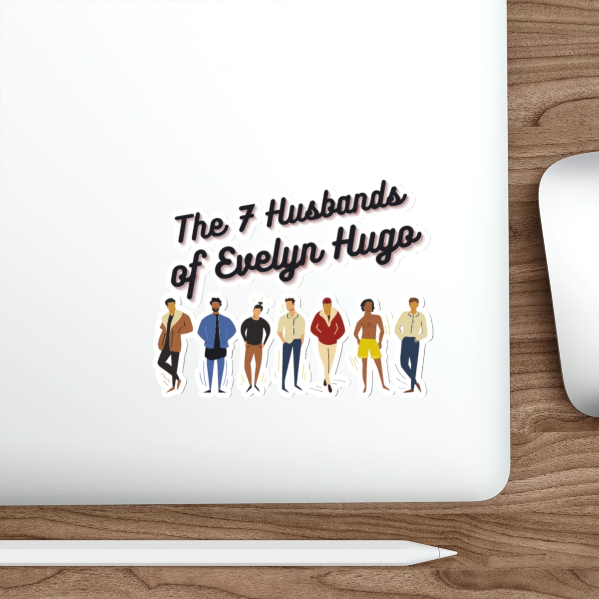Evelyn Hugo Die-Cut Sticker — Retro Book Quote Sticker